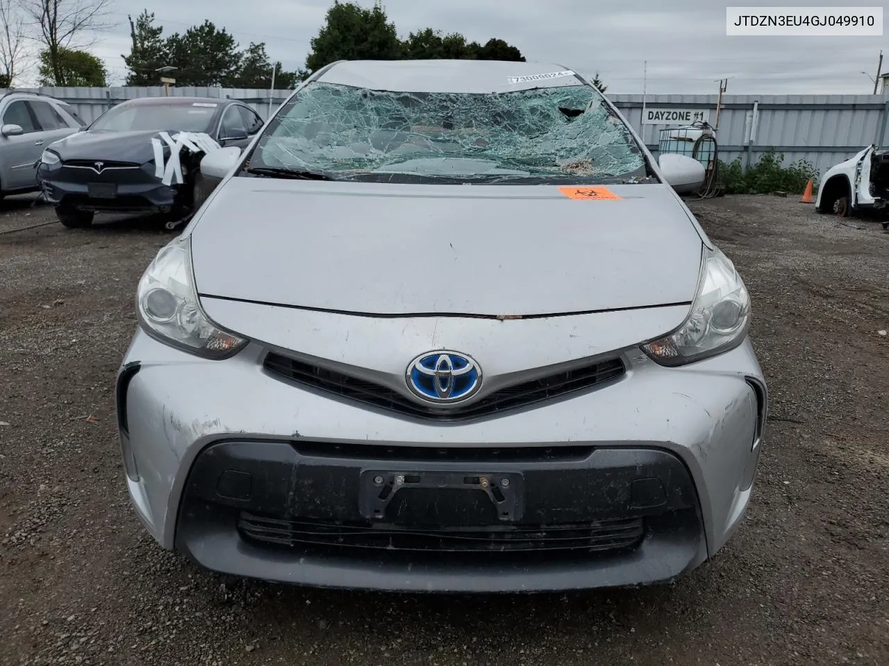 2016 Toyota Prius V VIN: JTDZN3EU4GJ049910 Lot: 73009024