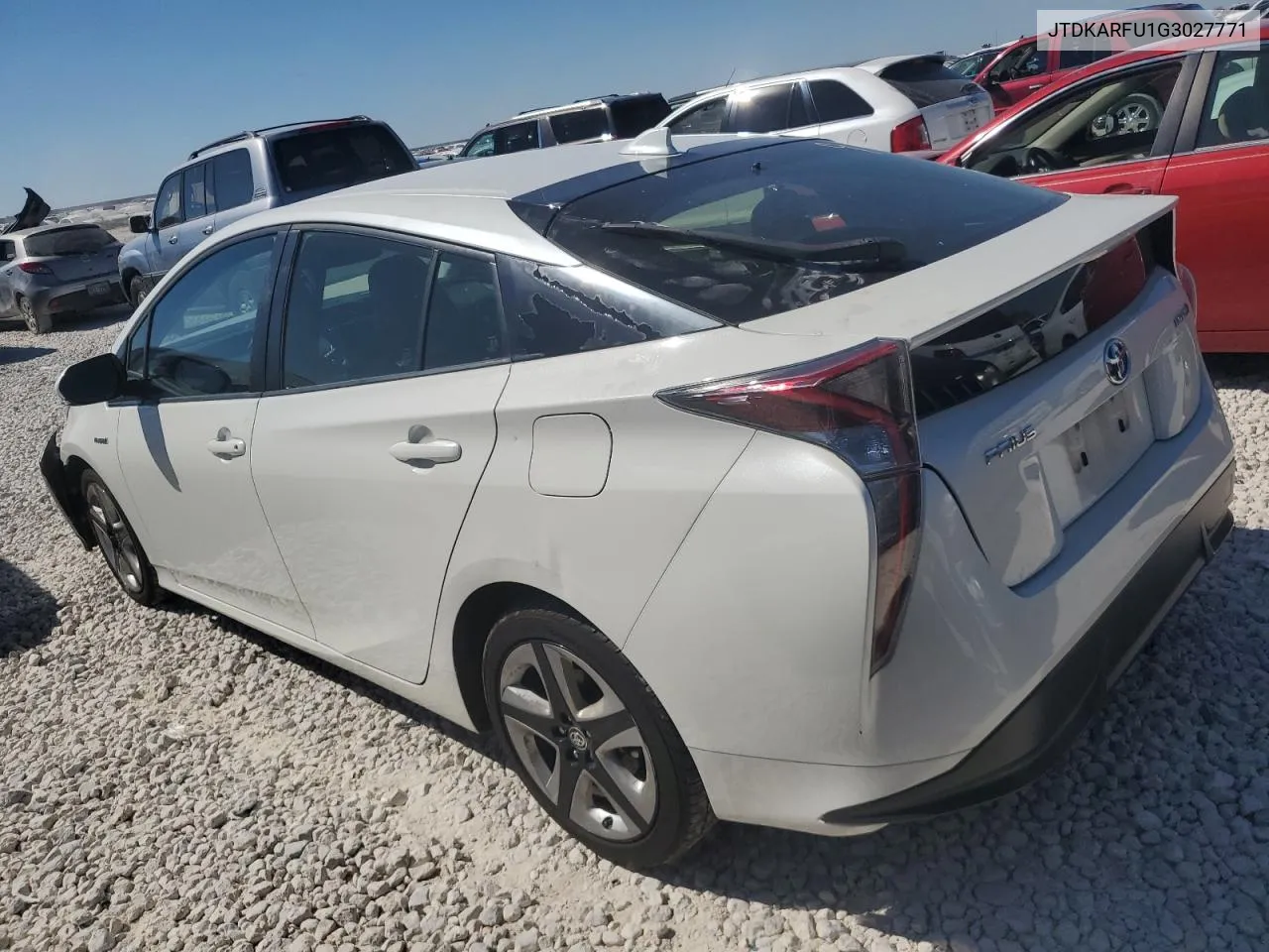 2016 Toyota Prius VIN: JTDKARFU1G3027771 Lot: 73017524