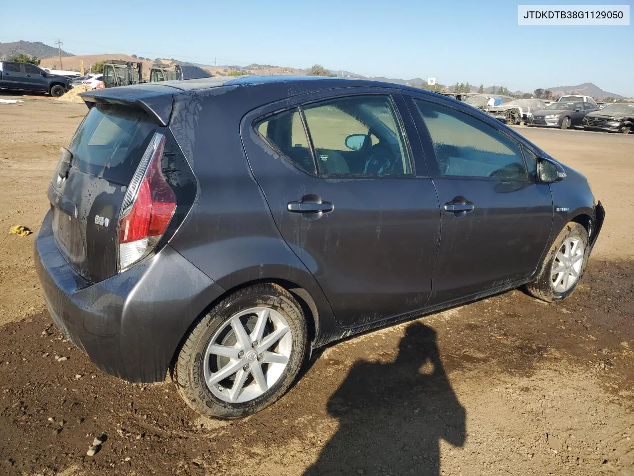 2016 Toyota Prius C VIN: JTDKDTB38G1129050 Lot: 73126564