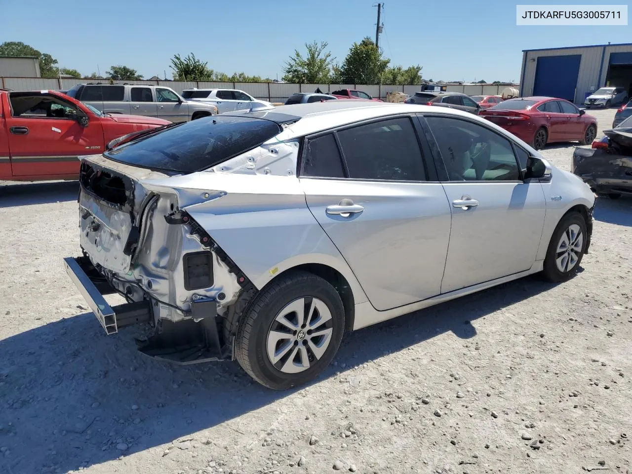 2016 Toyota Prius VIN: JTDKARFU5G3005711 Lot: 73269804