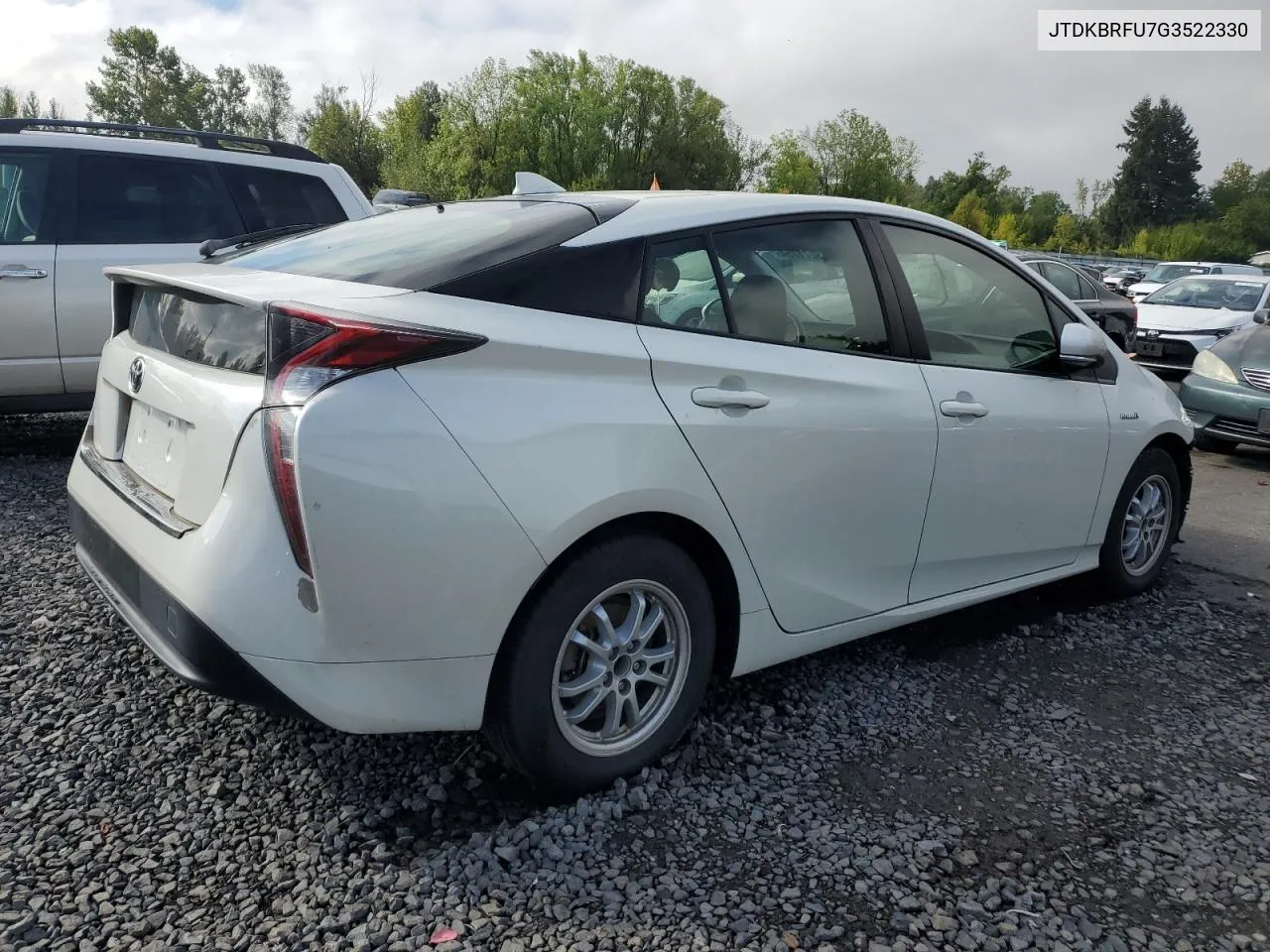 2016 Toyota Prius Two VIN: JTDKBRFU7G3522330 Lot: 73271754