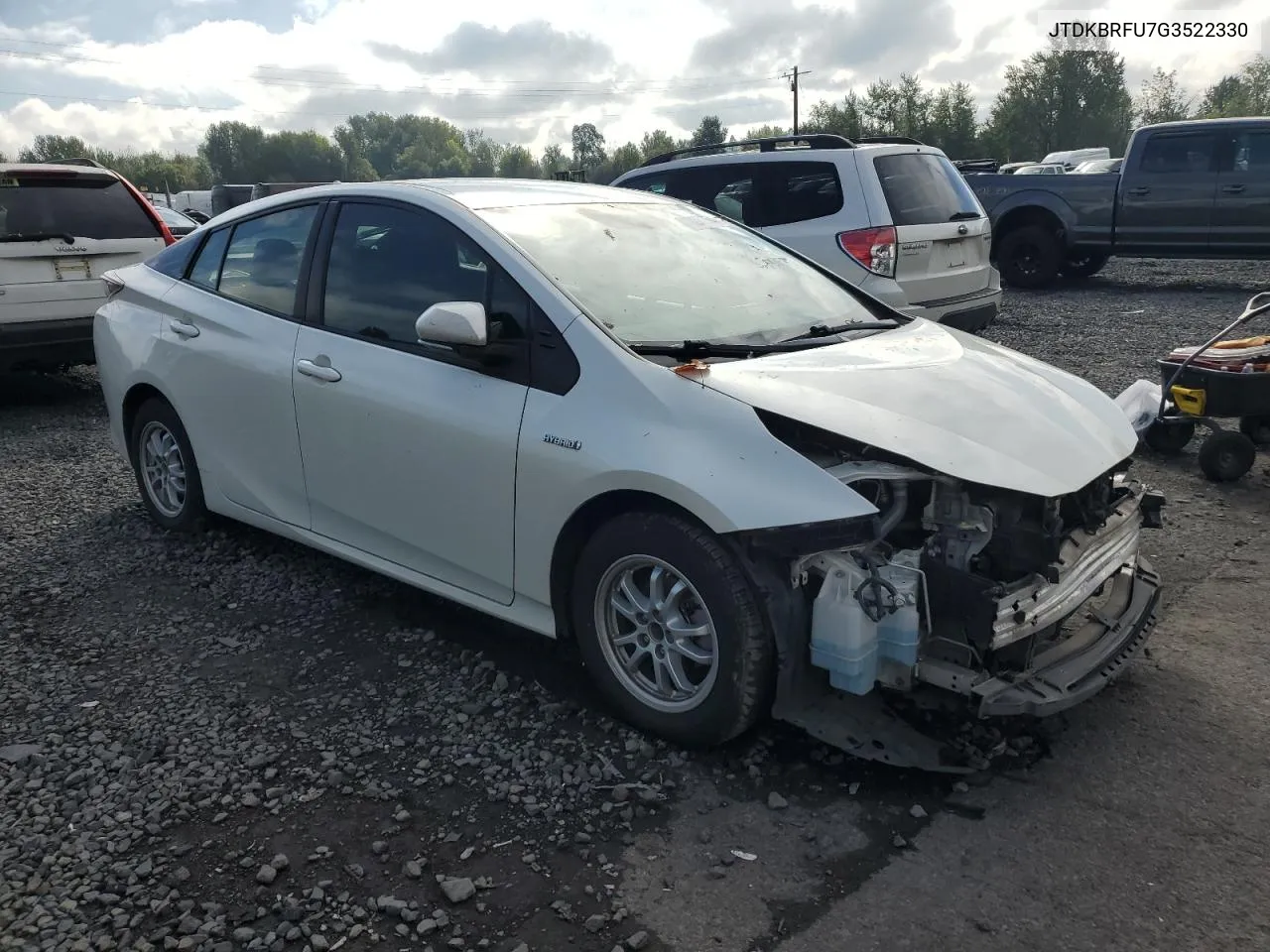 2016 Toyota Prius Two VIN: JTDKBRFU7G3522330 Lot: 73271754