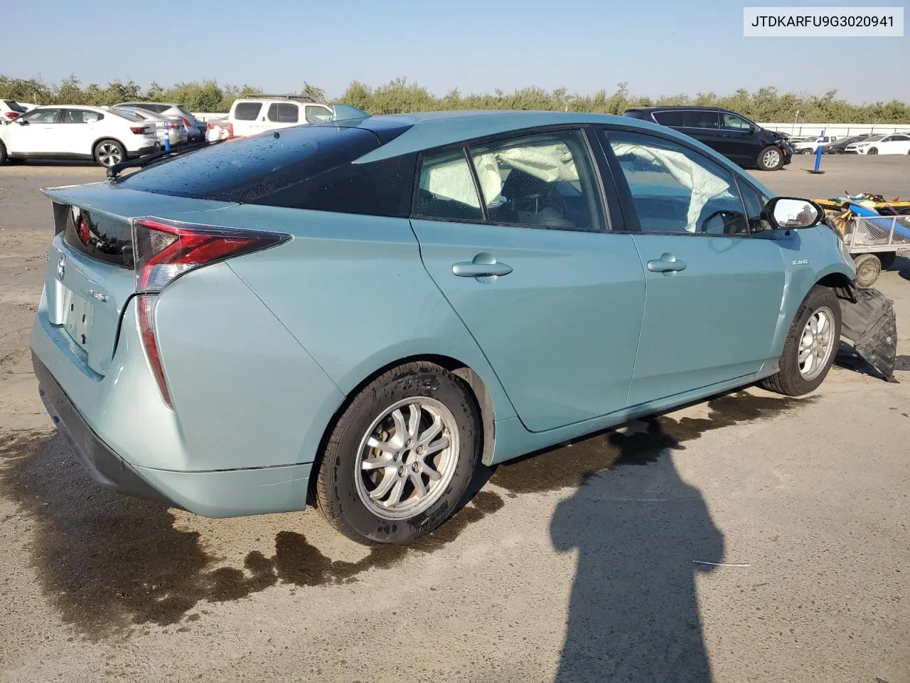 2016 Toyota Prius VIN: JTDKARFU9G3020941 Lot: 73391124