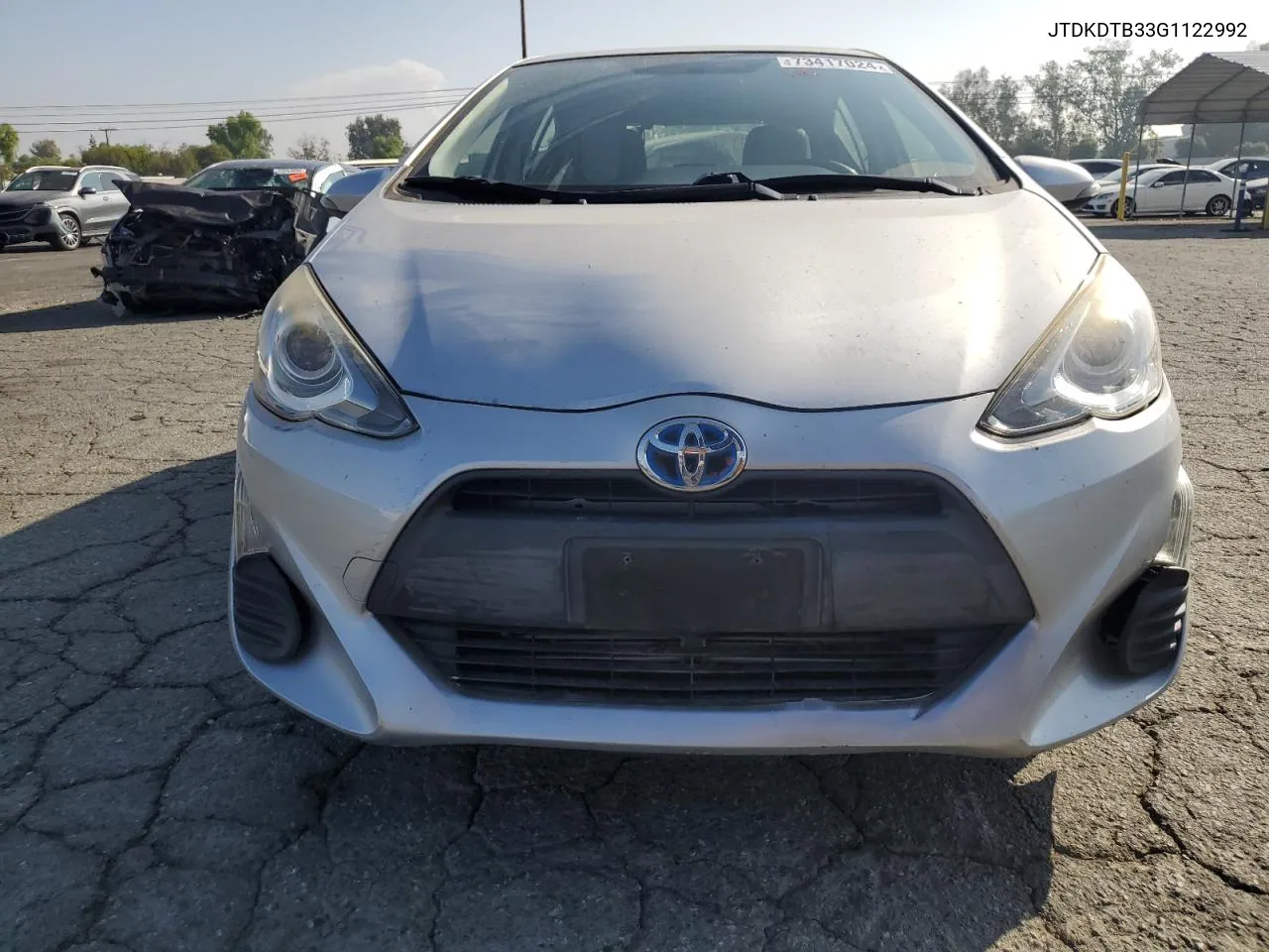 2016 Toyota Prius C VIN: JTDKDTB33G1122992 Lot: 73417024