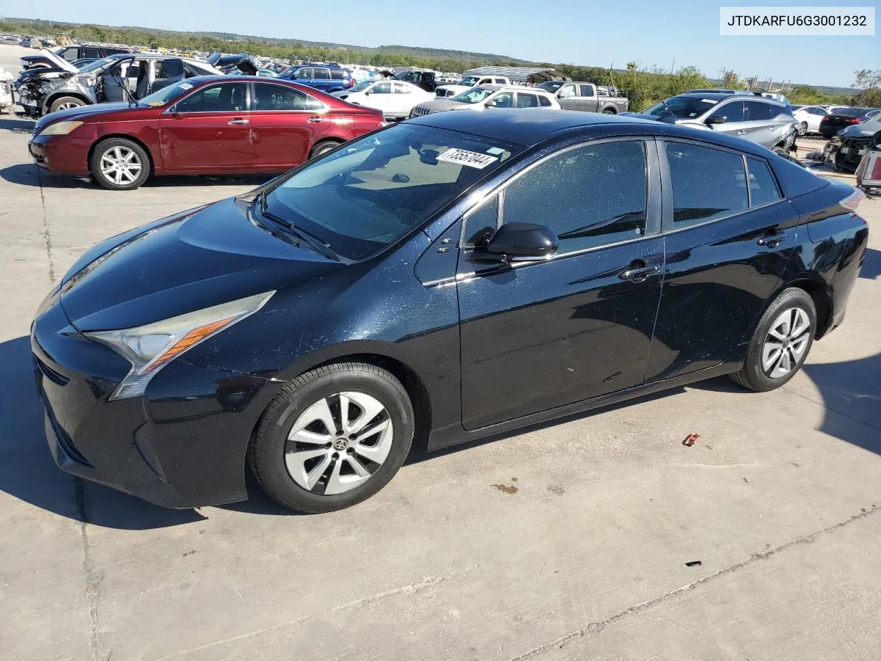 2016 Toyota Prius VIN: JTDKARFU6G3001232 Lot: 73557044