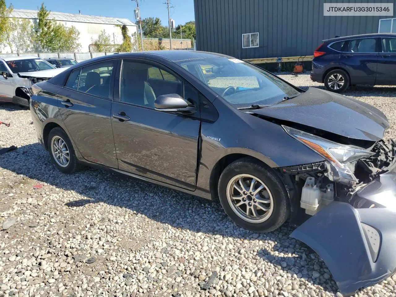 2016 Toyota Prius VIN: JTDKARFU3G3015346 Lot: 73562384