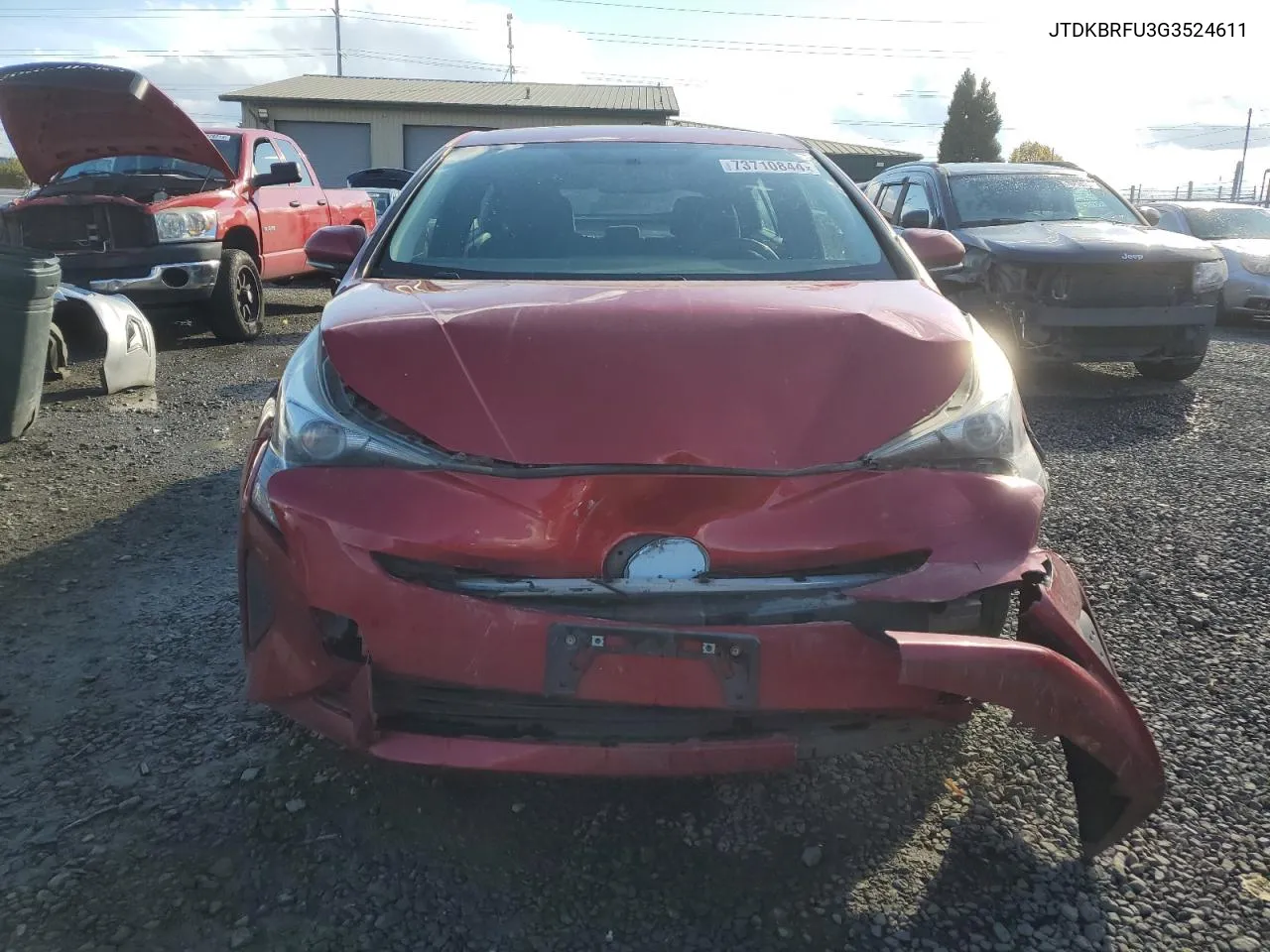 JTDKBRFU3G3524611 2016 Toyota Prius