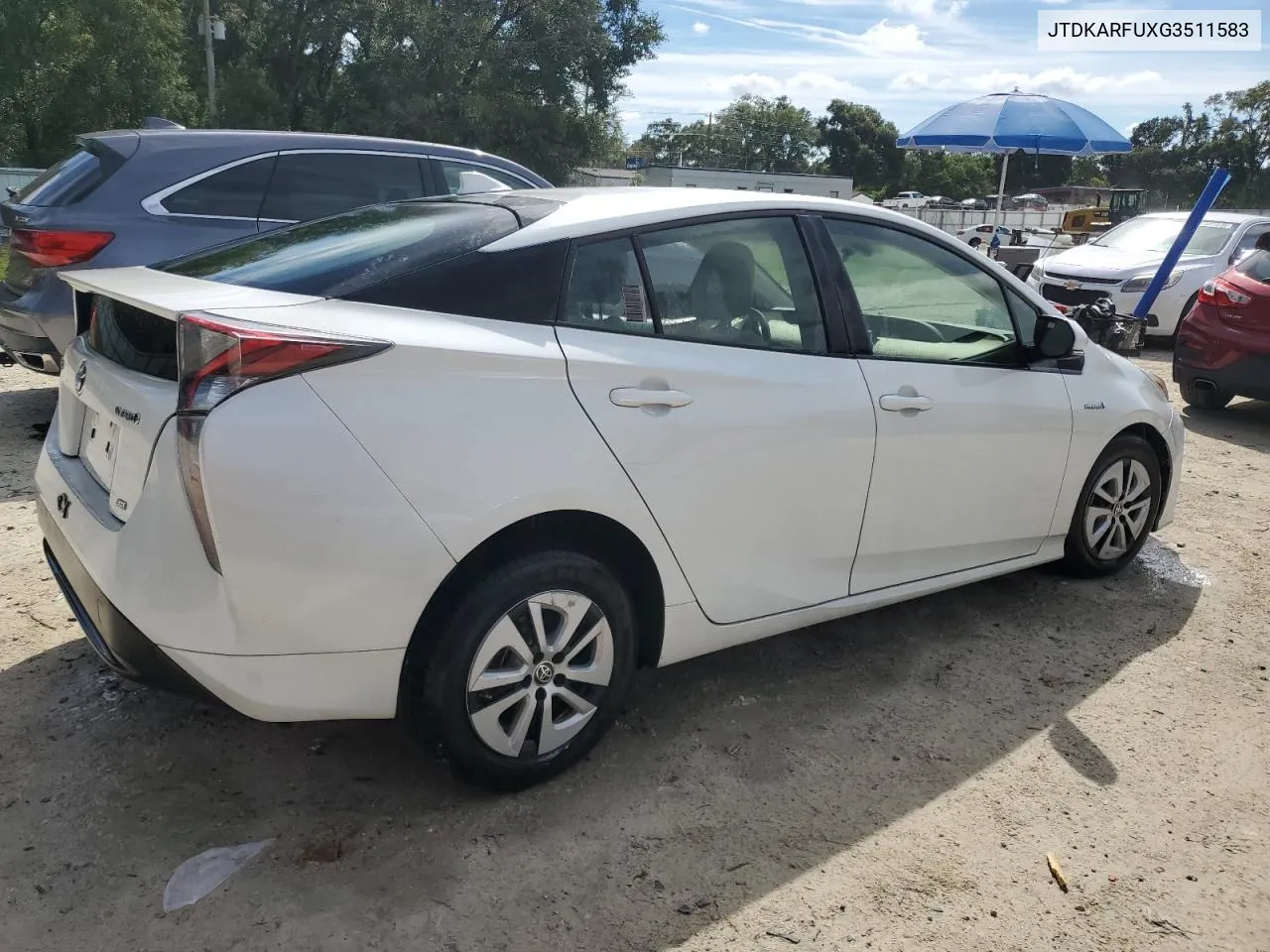 2016 Toyota Prius VIN: JTDKARFUXG3511583 Lot: 73799914