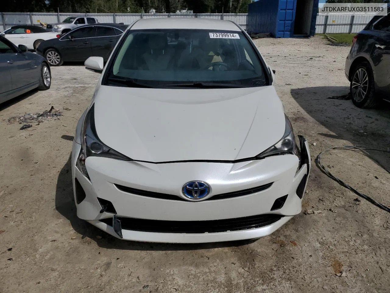 2016 Toyota Prius VIN: JTDKARFUXG3511583 Lot: 73799914