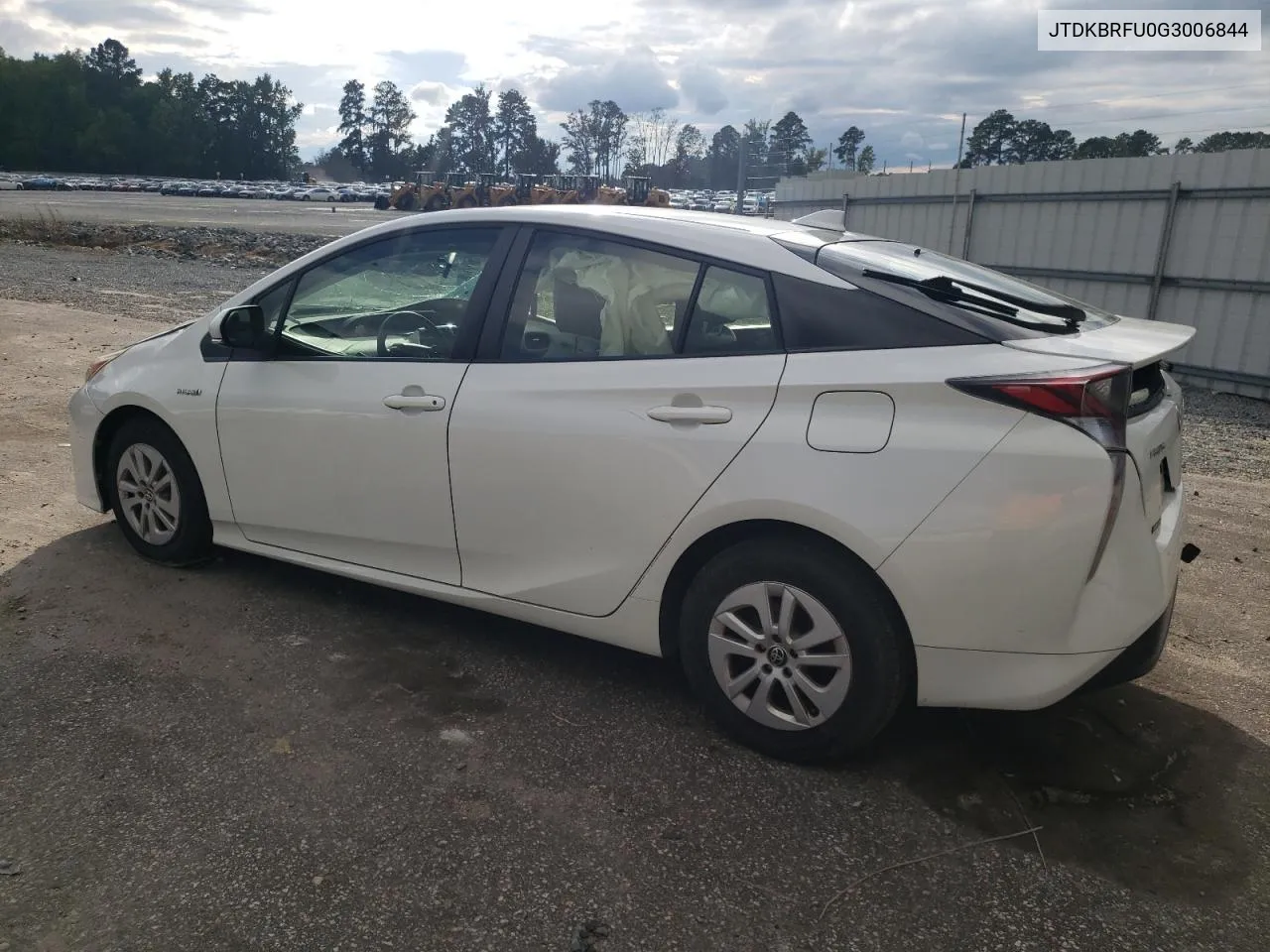 2016 Toyota Prius VIN: JTDKBRFU0G3006844 Lot: 73912234