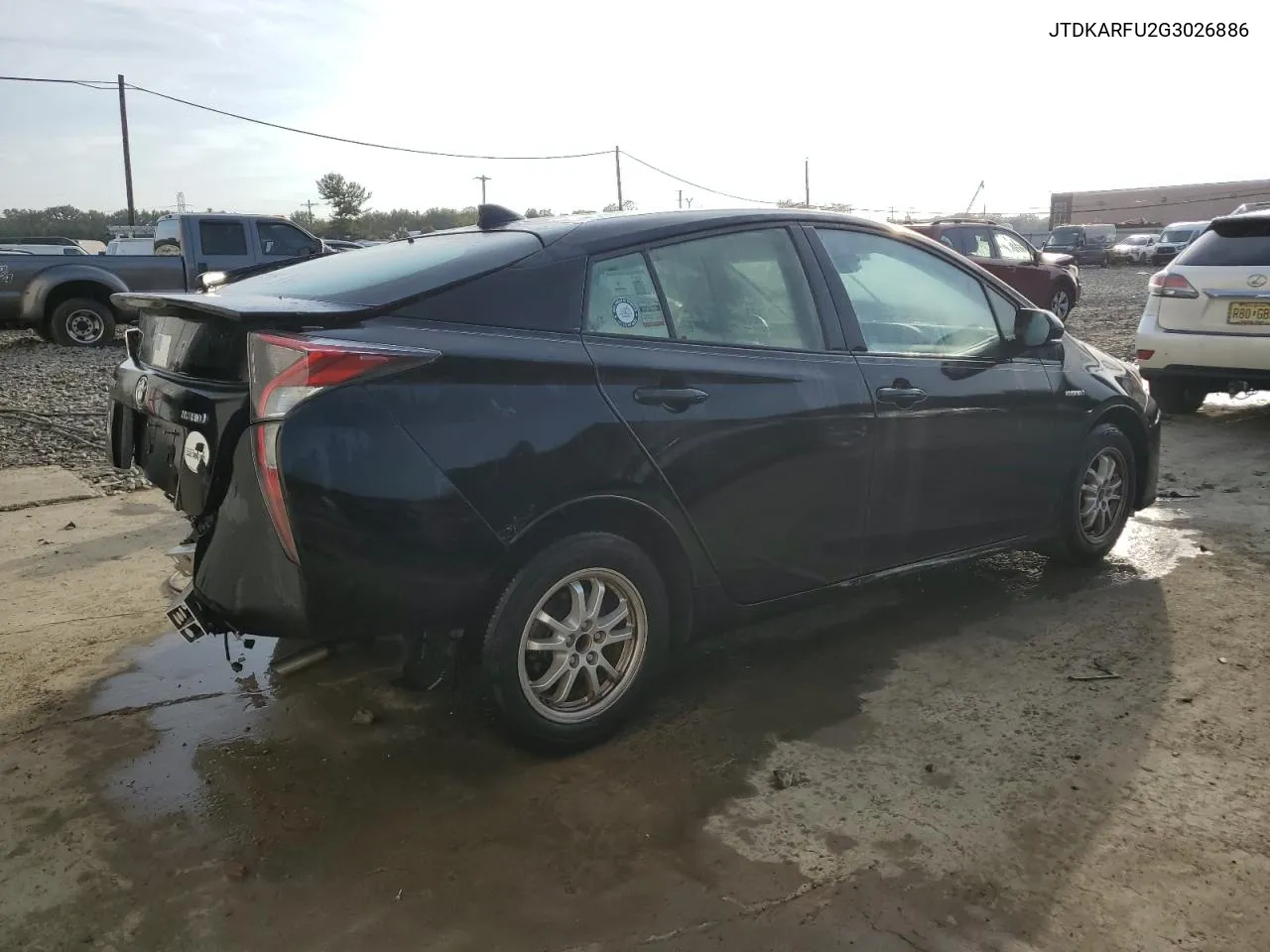 2016 Toyota Prius VIN: JTDKARFU2G3026886 Lot: 73981704