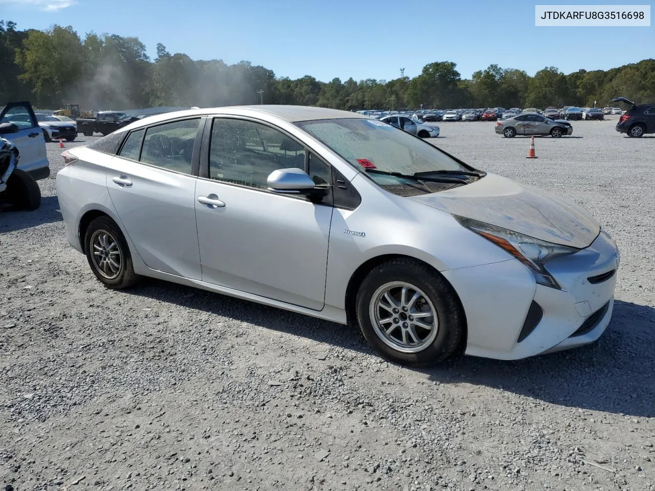 2016 Toyota Prius VIN: JTDKARFU8G3516698 Lot: 74033534