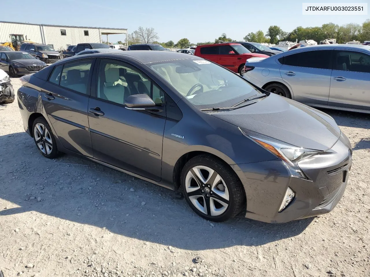 2016 Toyota Prius VIN: JTDKARFU0G3023551 Lot: 74065204