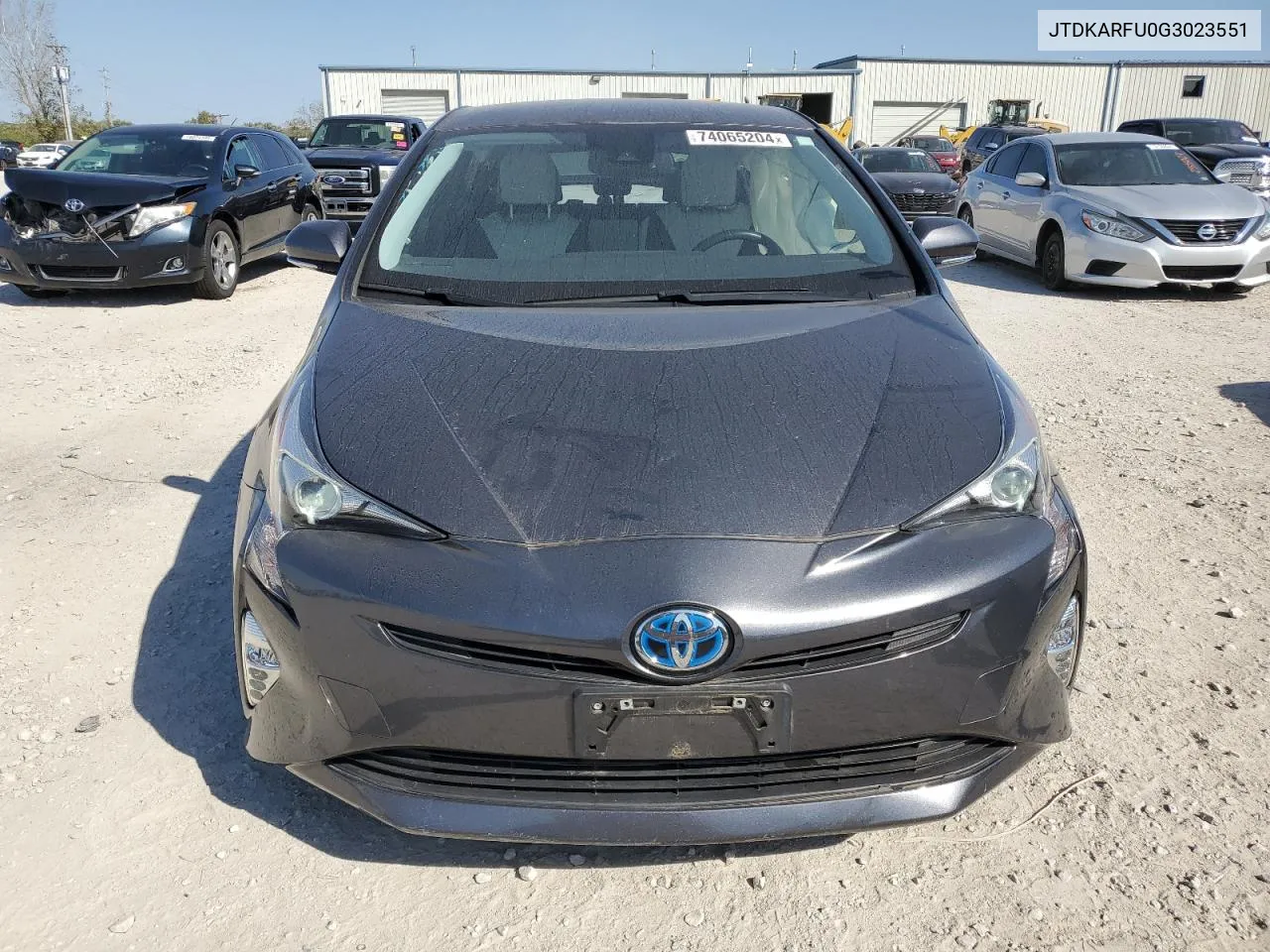 2016 Toyota Prius VIN: JTDKARFU0G3023551 Lot: 74065204