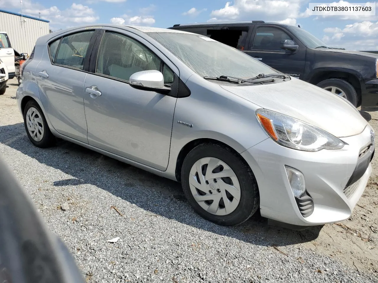 2016 Toyota Prius C VIN: JTDKDTB38G1137603 Lot: 74150754