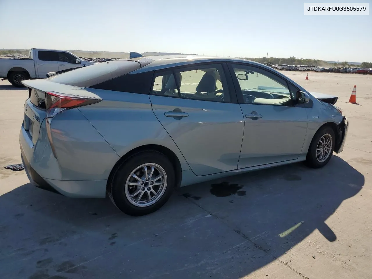 2016 Toyota Prius VIN: JTDKARFU0G3505579 Lot: 74299284