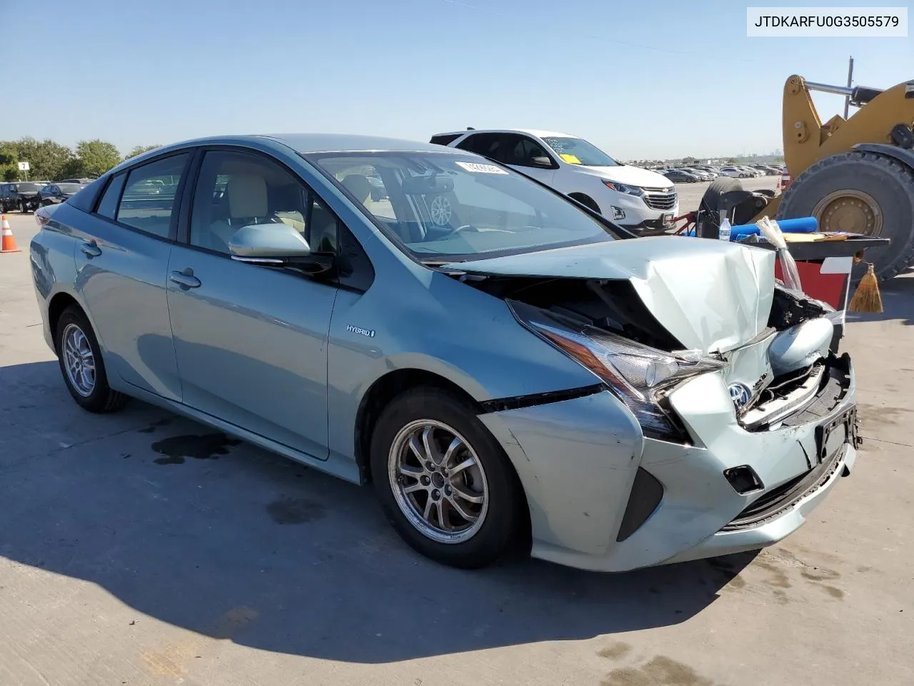 2016 Toyota Prius VIN: JTDKARFU0G3505579 Lot: 74299284