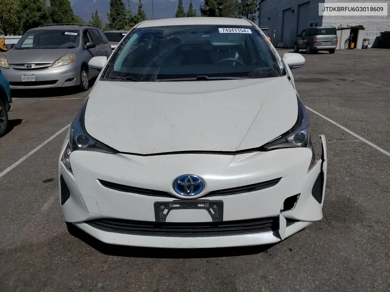 2016 Toyota Prius VIN: JTDKBRFU6G3018609 Lot: 74341154