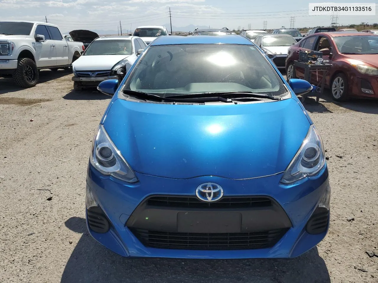 2016 Toyota Prius C VIN: JTDKDTB34G1133516 Lot: 74396084