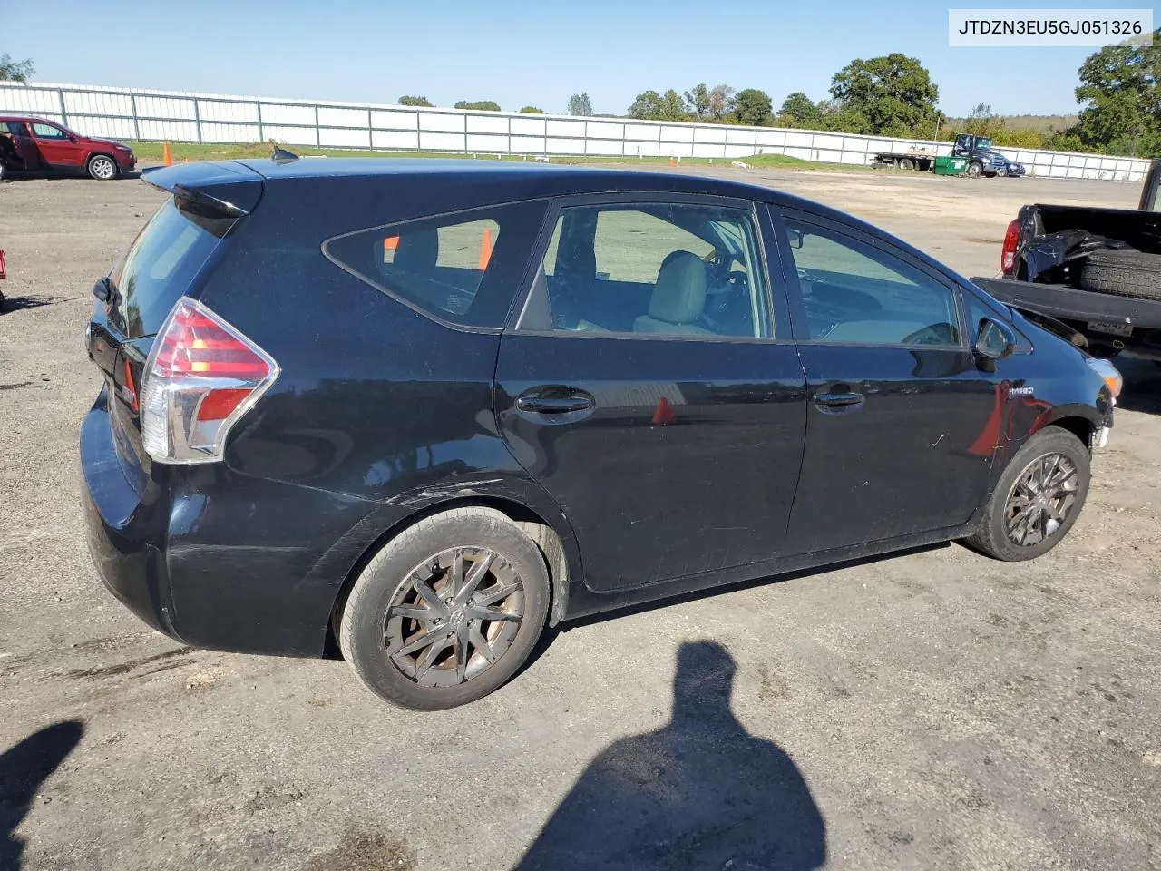 2016 Toyota Prius V VIN: JTDZN3EU5GJ051326 Lot: 74512594