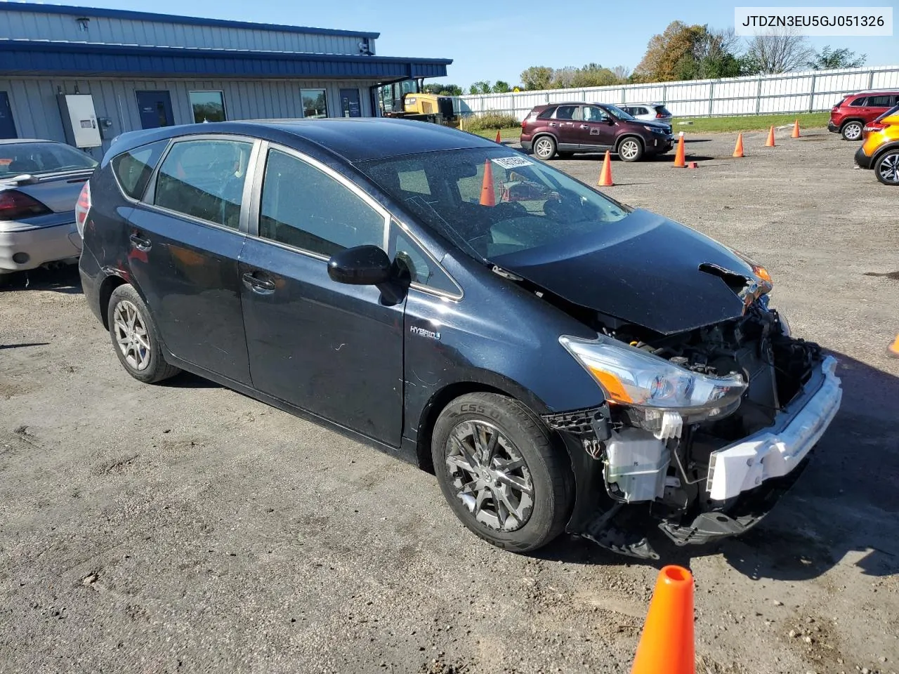 2016 Toyota Prius V VIN: JTDZN3EU5GJ051326 Lot: 74512594