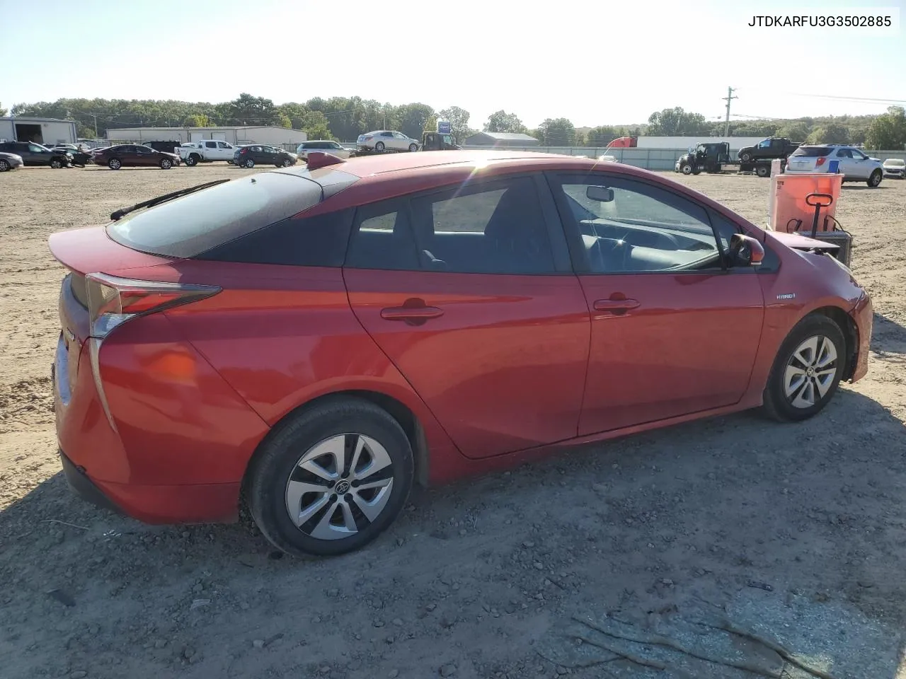 2016 Toyota Prius VIN: JTDKARFU3G3502885 Lot: 74537194