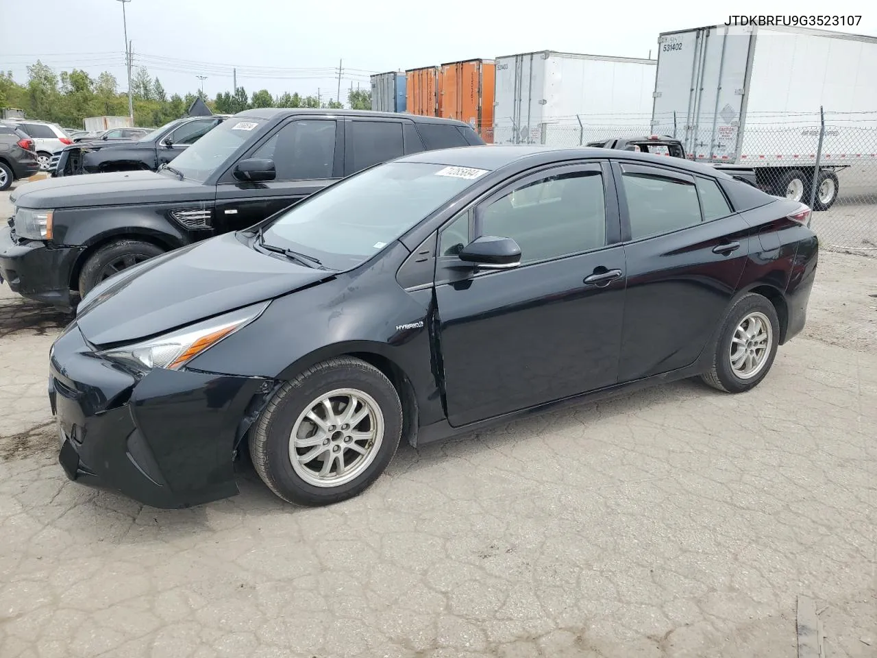 2016 Toyota Prius VIN: JTDKBRFU9G3523107 Lot: 74546924