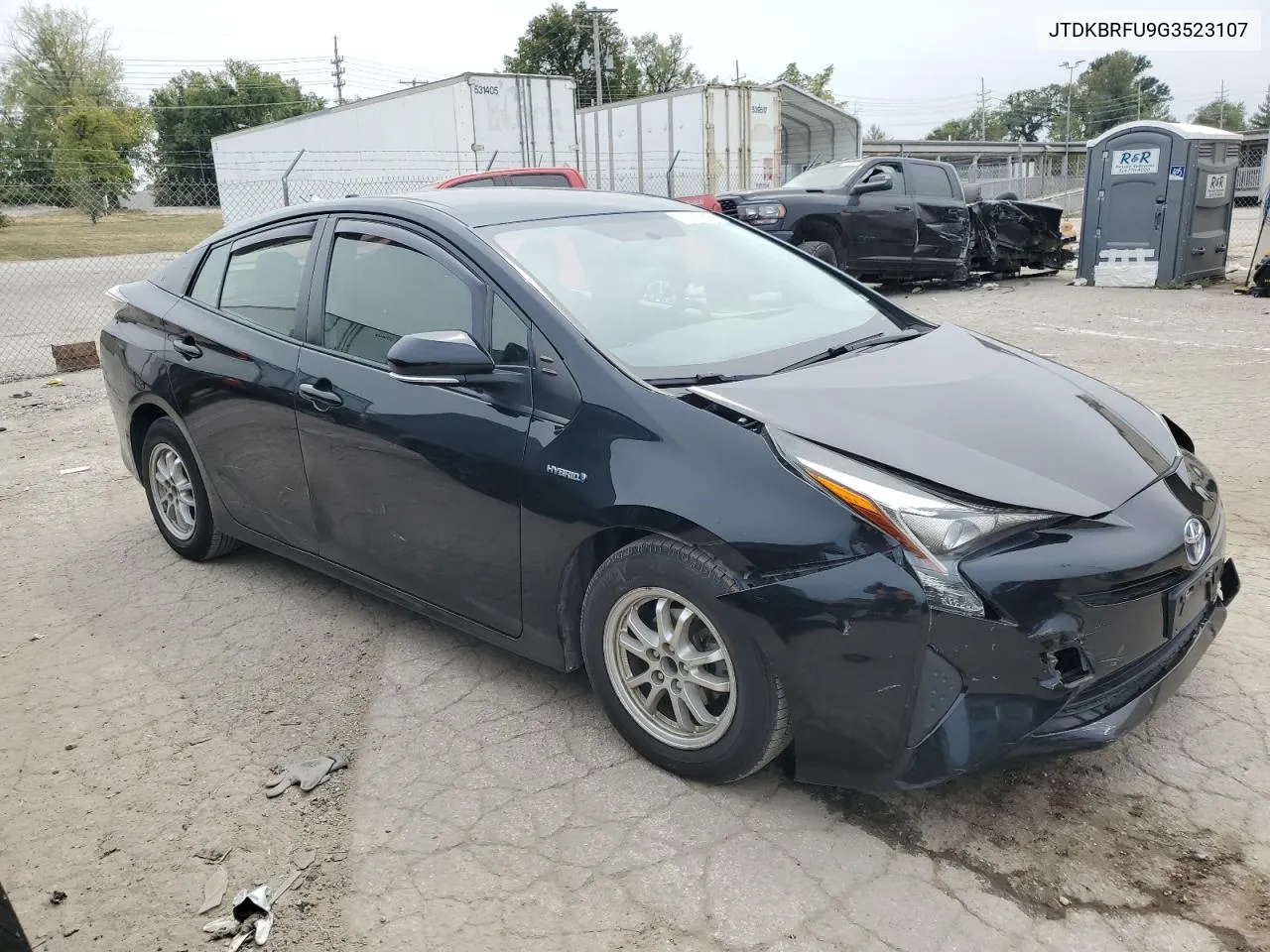 2016 Toyota Prius VIN: JTDKBRFU9G3523107 Lot: 74546924