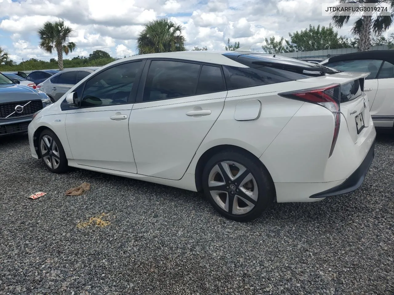 2016 Toyota Prius VIN: JTDKARFU2G3019274 Lot: 74569164