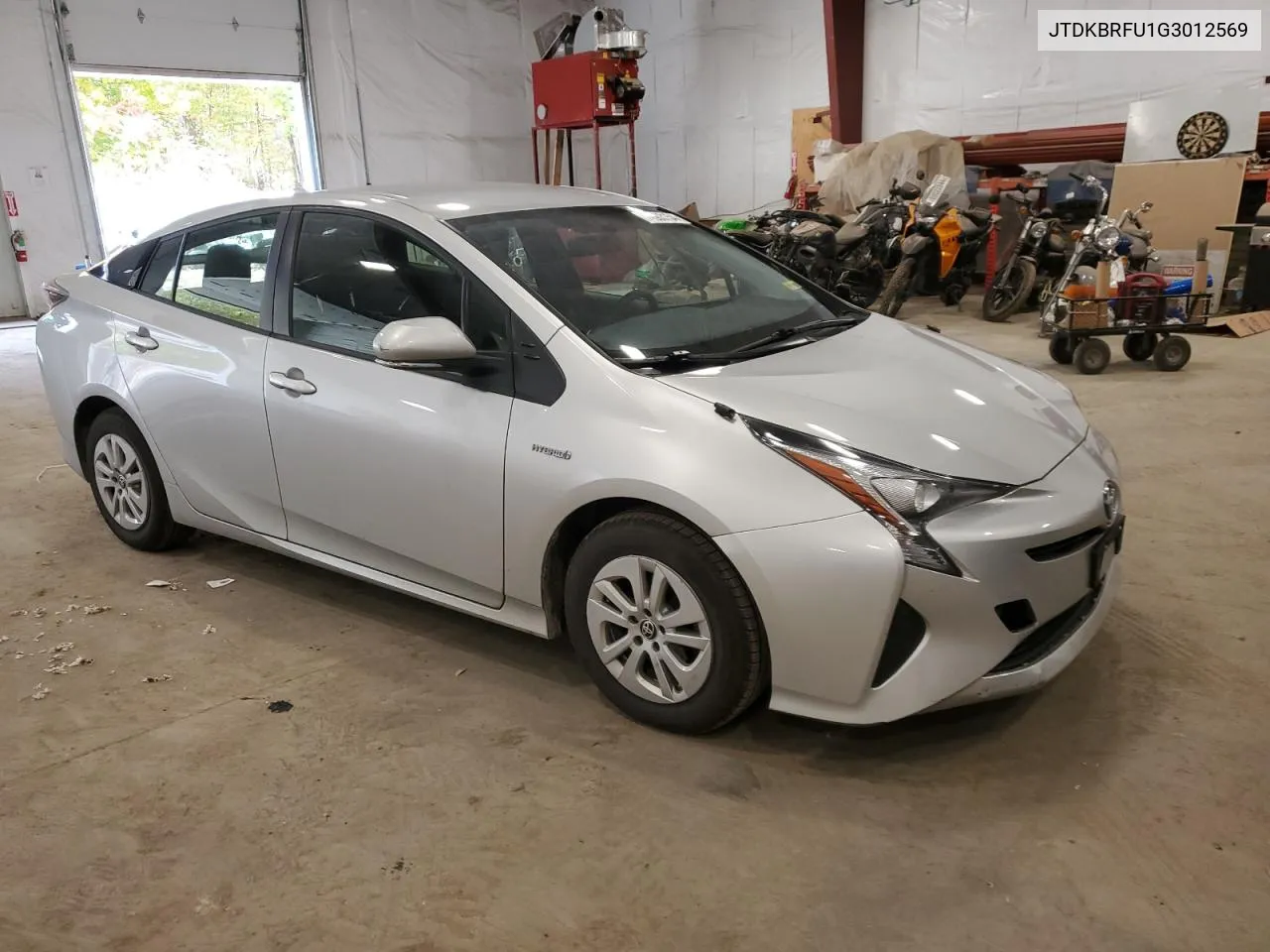 2016 Toyota Prius VIN: JTDKBRFU1G3012569 Lot: 74683154