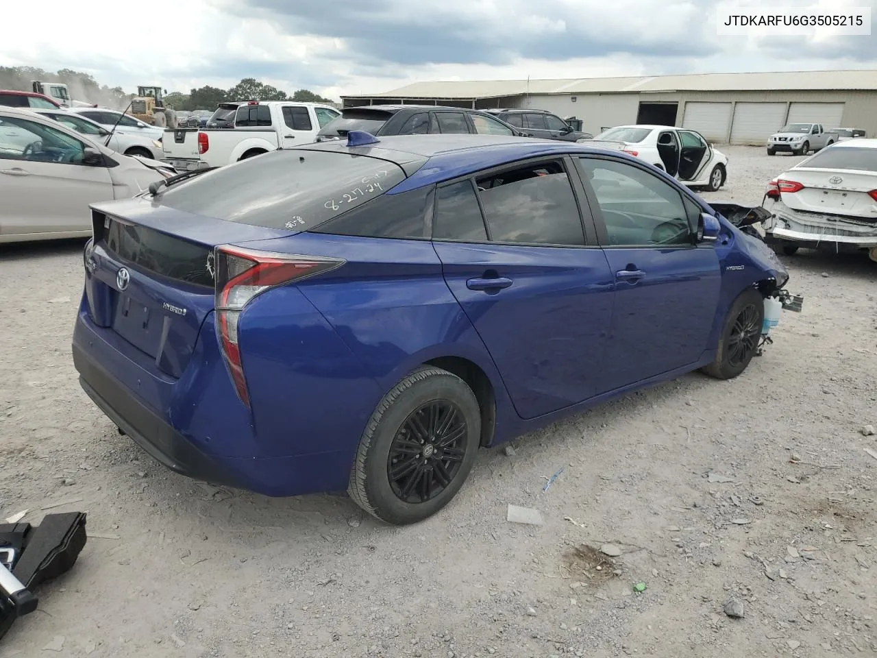 2016 Toyota Prius VIN: JTDKARFU6G3505215 Lot: 74686174