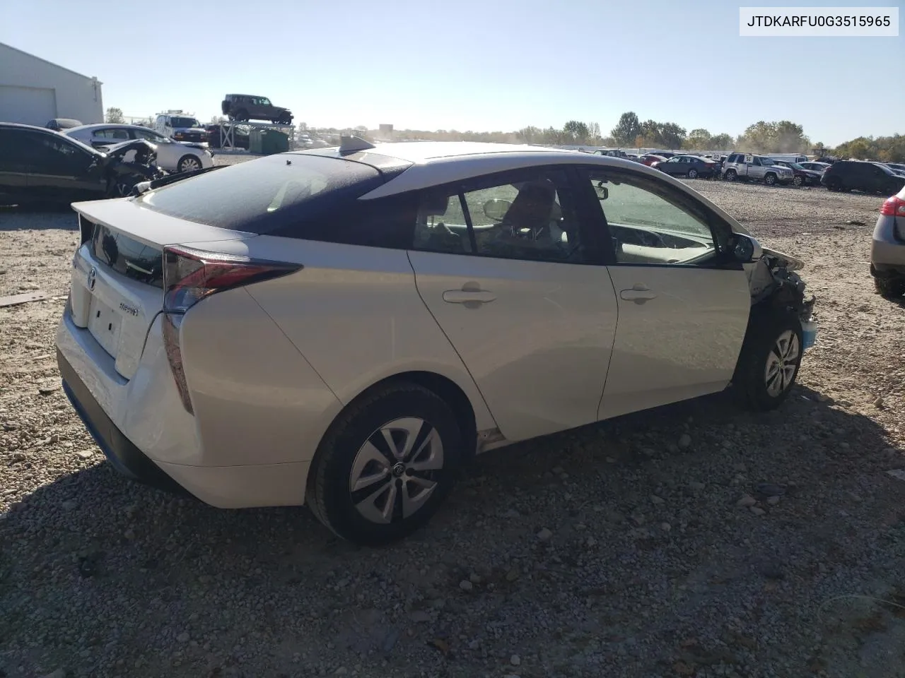 2016 Toyota Prius VIN: JTDKARFU0G3515965 Lot: 74769934