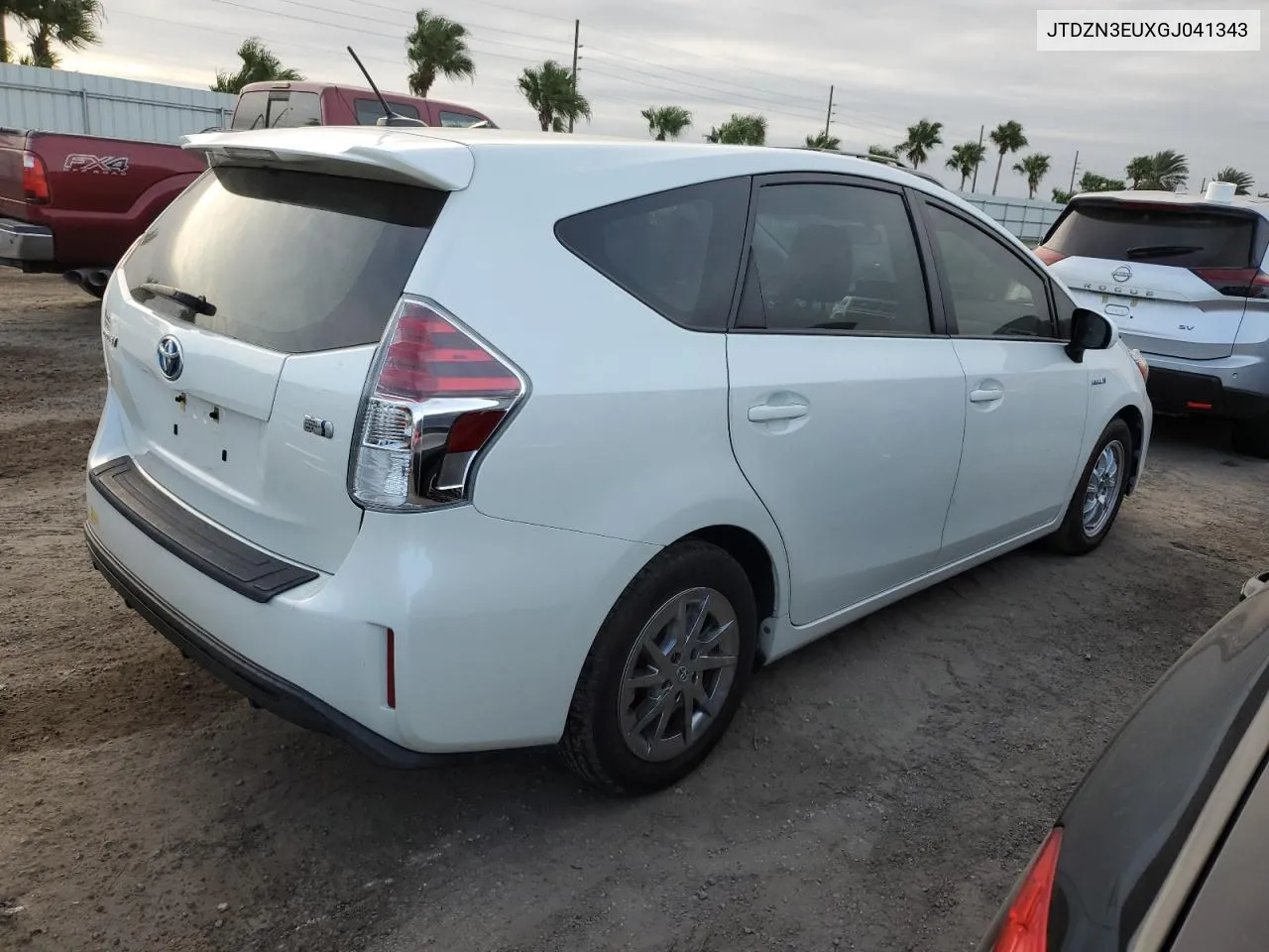 2016 Toyota Prius V VIN: JTDZN3EUXGJ041343 Lot: 74958394