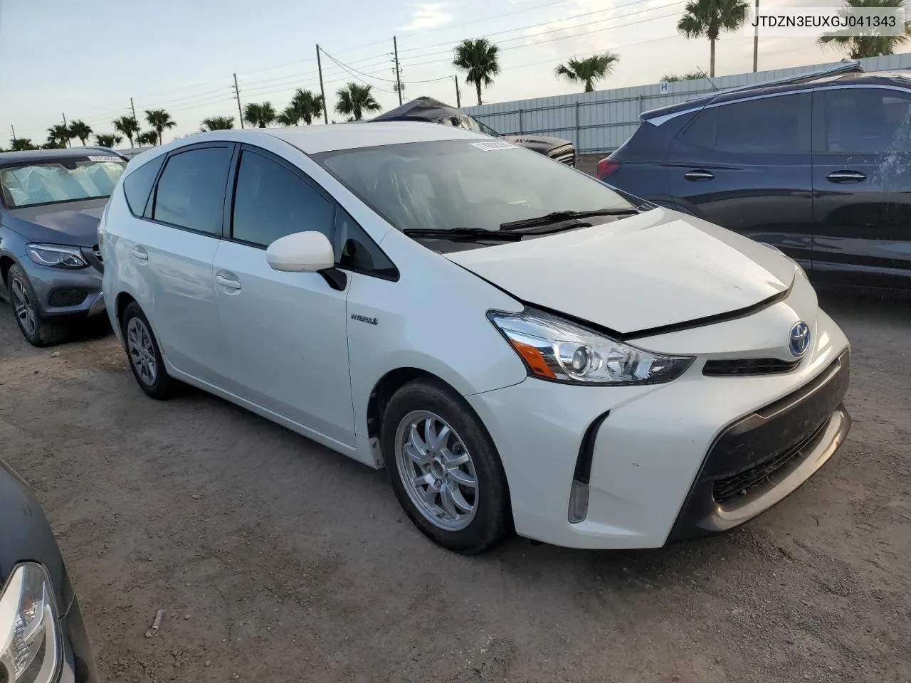 2016 Toyota Prius V VIN: JTDZN3EUXGJ041343 Lot: 74958394