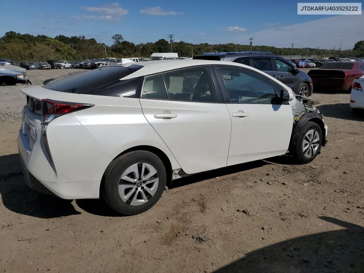 2016 Toyota Prius VIN: JTDKARFU4G3525222 Lot: 75160594