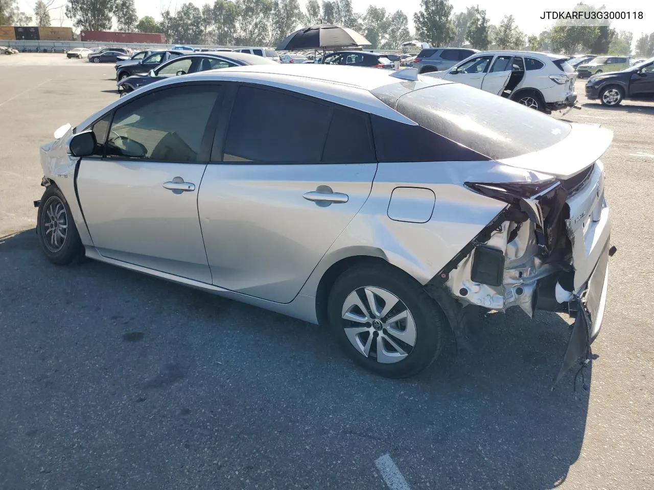 2016 Toyota Prius VIN: JTDKARFU3G3000118 Lot: 75467244