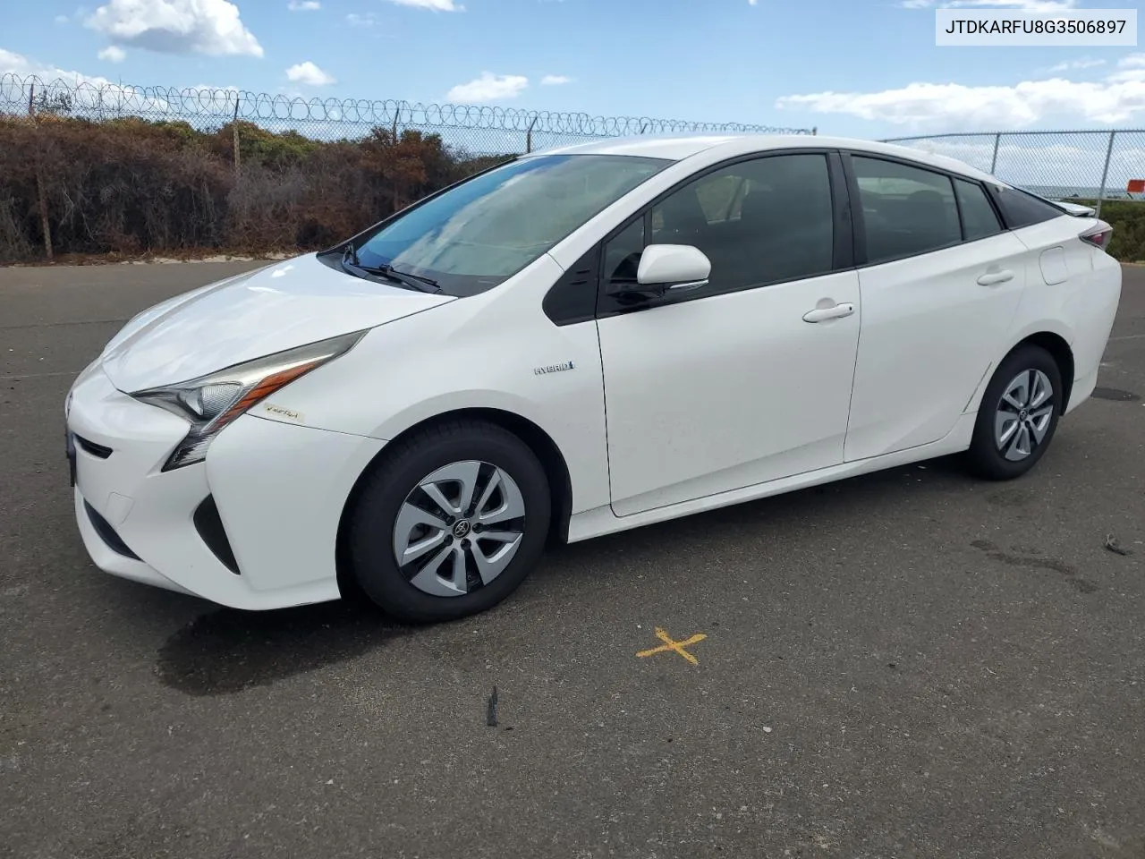 2016 Toyota Prius VIN: JTDKARFU8G3506897 Lot: 75570284