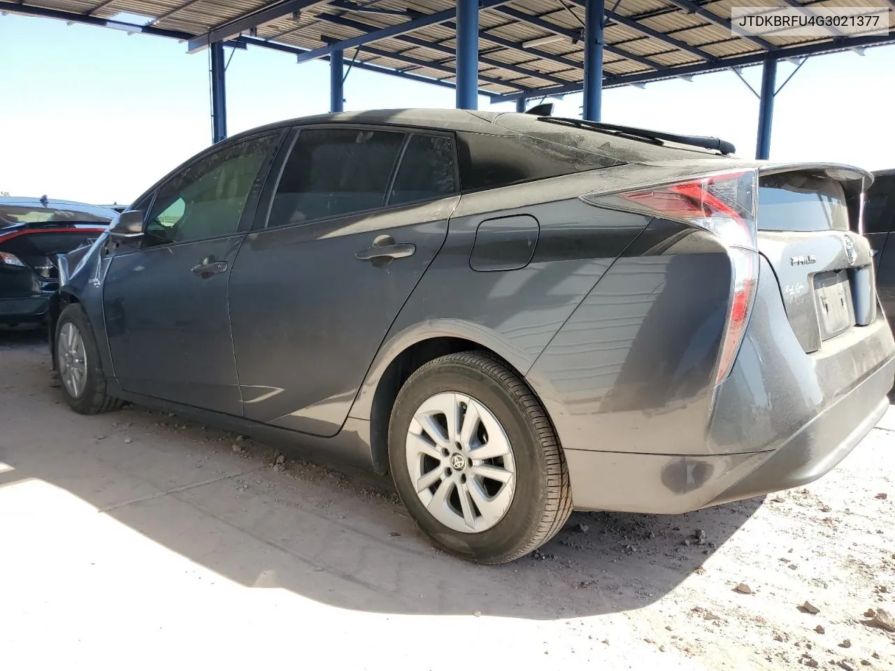 2016 Toyota Prius VIN: JTDKBRFU4G3021377 Lot: 75631394