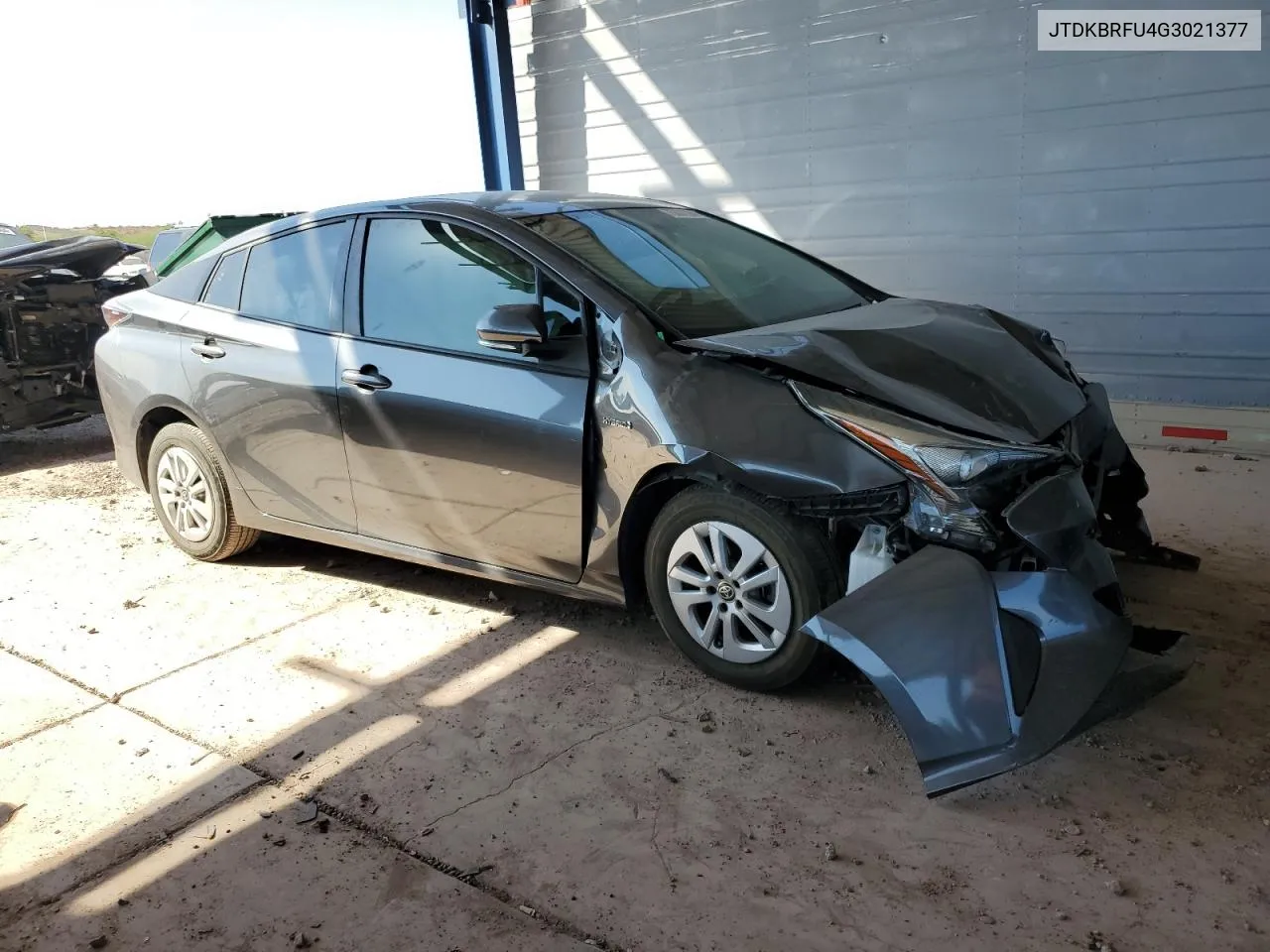 2016 Toyota Prius VIN: JTDKBRFU4G3021377 Lot: 75631394