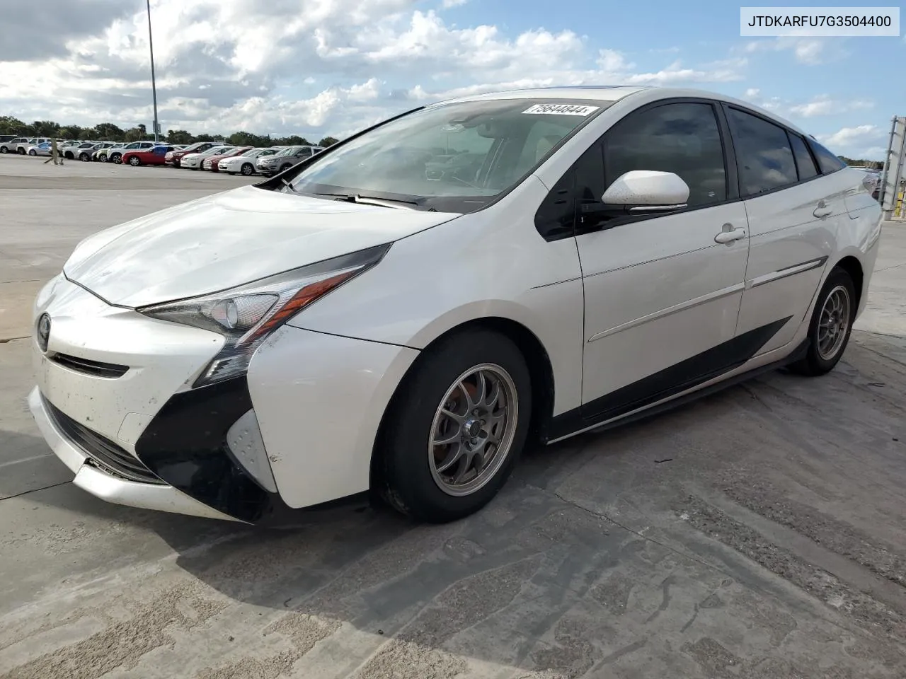 2016 Toyota Prius VIN: JTDKARFU7G3504400 Lot: 75644844