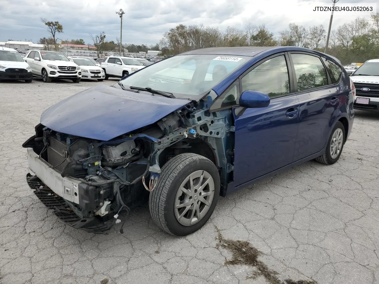 2016 Toyota Prius V VIN: JTDZN3EU4GJ052063 Lot: 75658114