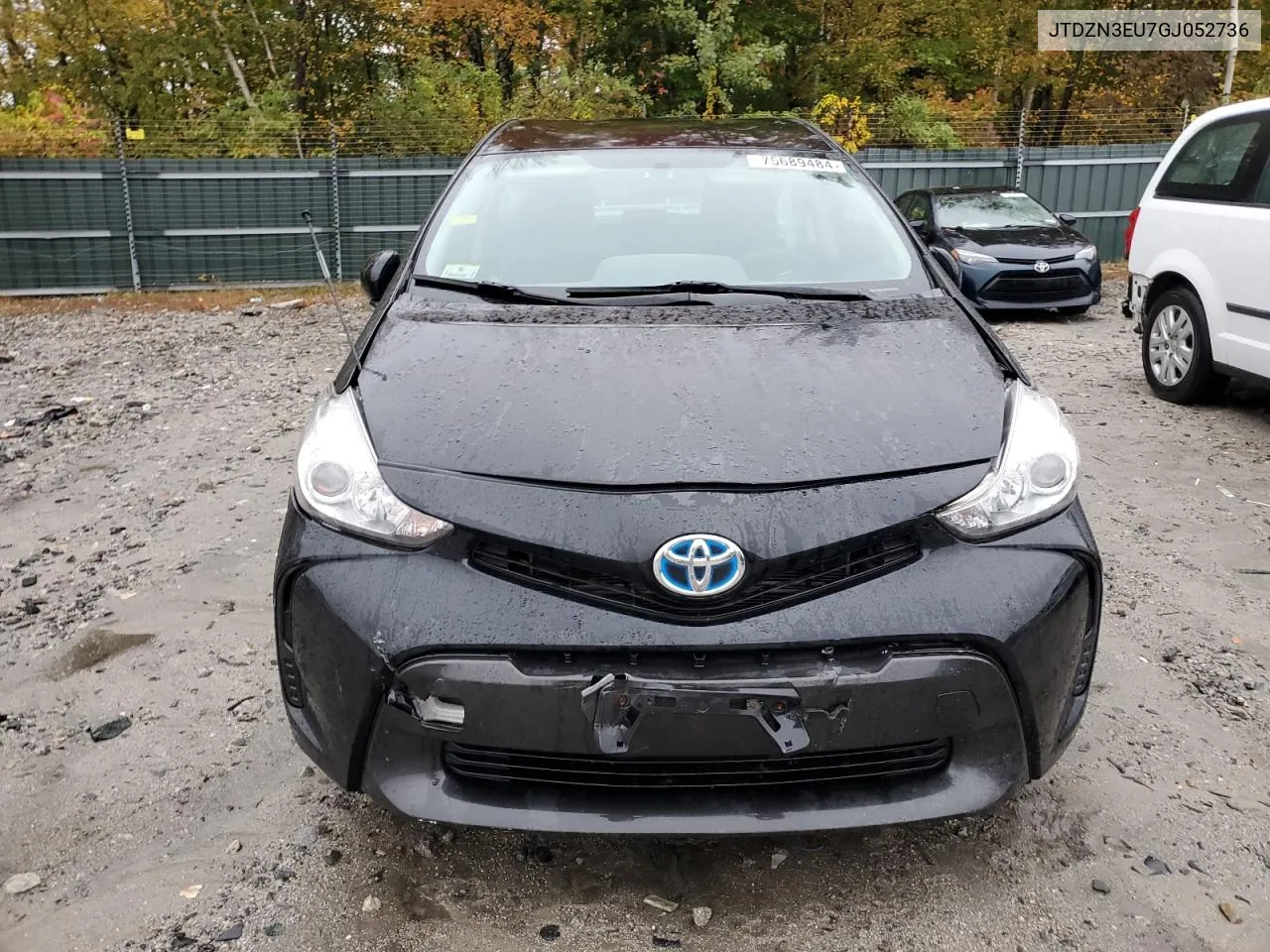 2016 Toyota Prius V VIN: JTDZN3EU7GJ052736 Lot: 75689484