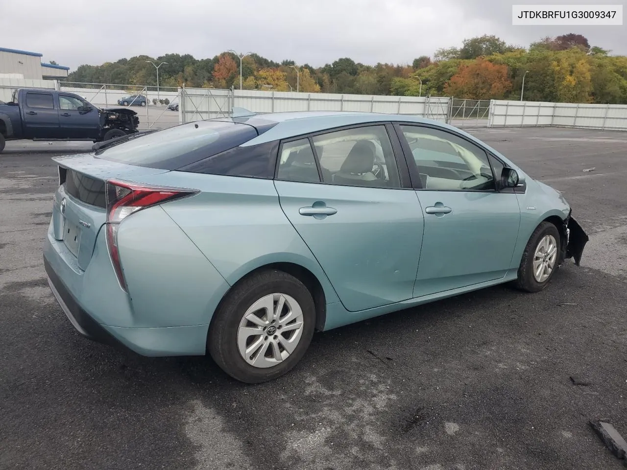 2016 Toyota Prius VIN: JTDKBRFU1G3009347 Lot: 75797804