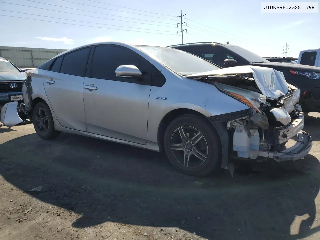 JTDKBRFU2G3511798 2016 Toyota Prius