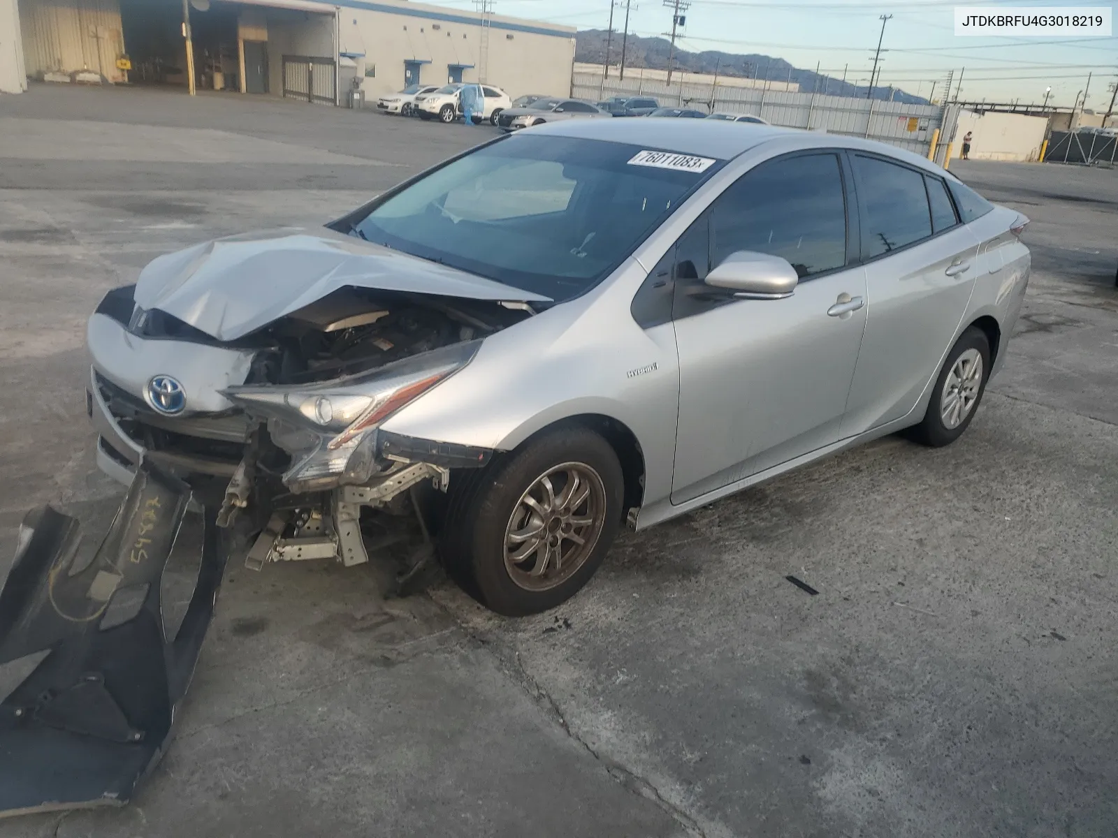 JTDKBRFU4G3018219 2016 Toyota Prius