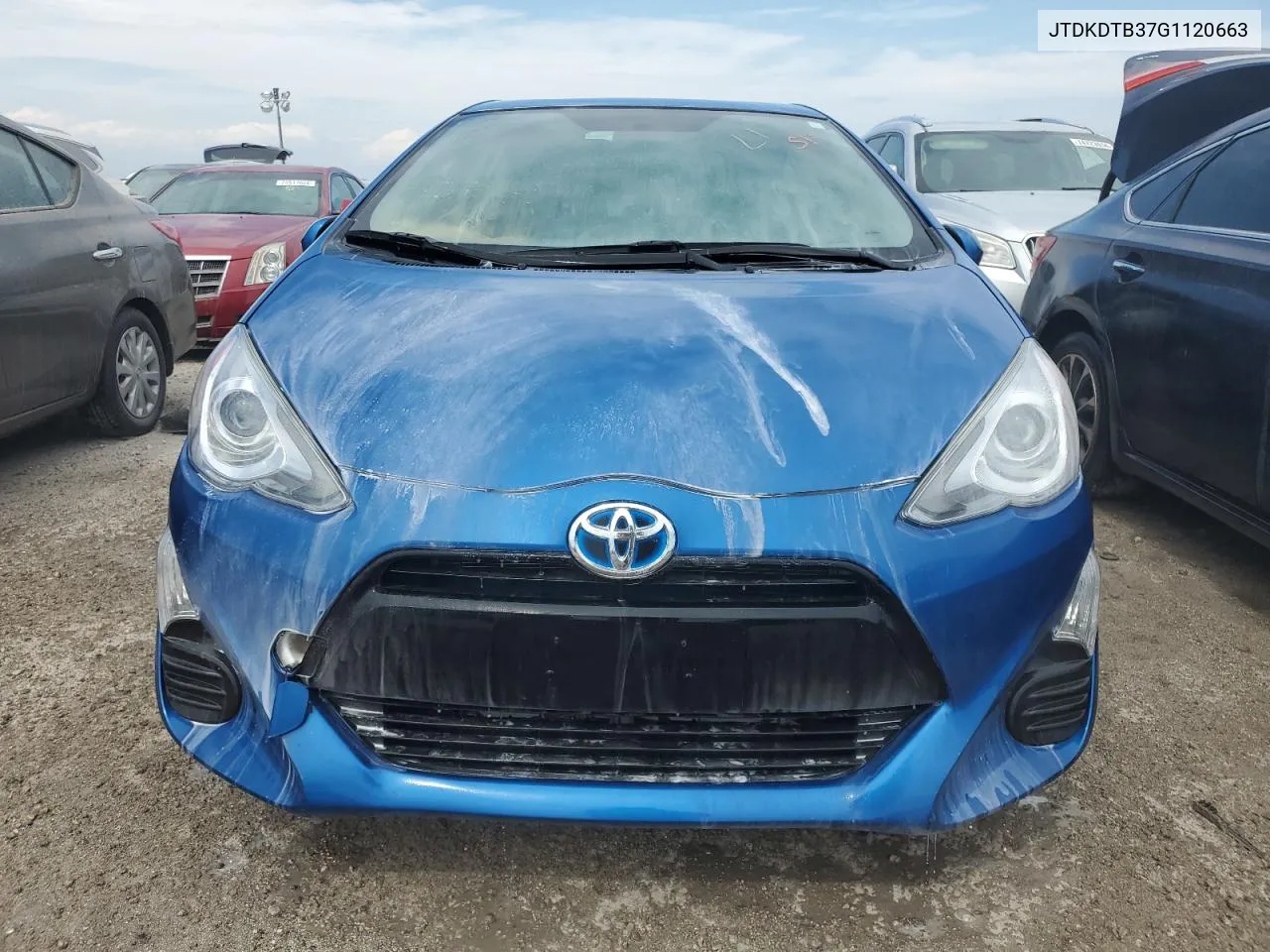 2016 Toyota Prius C VIN: JTDKDTB37G1120663 Lot: 76082394