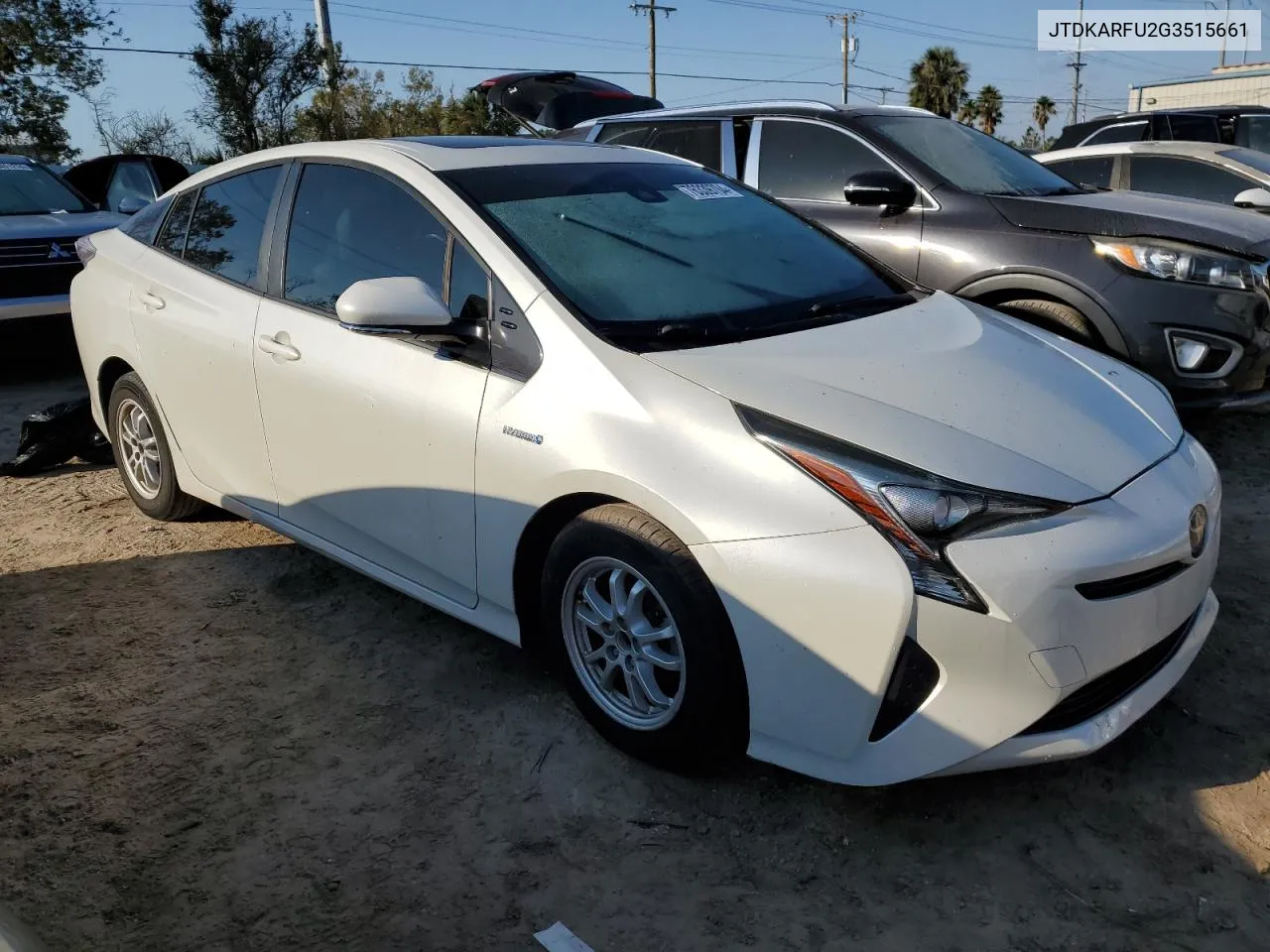 2016 Toyota Prius VIN: JTDKARFU2G3515661 Lot: 76339704