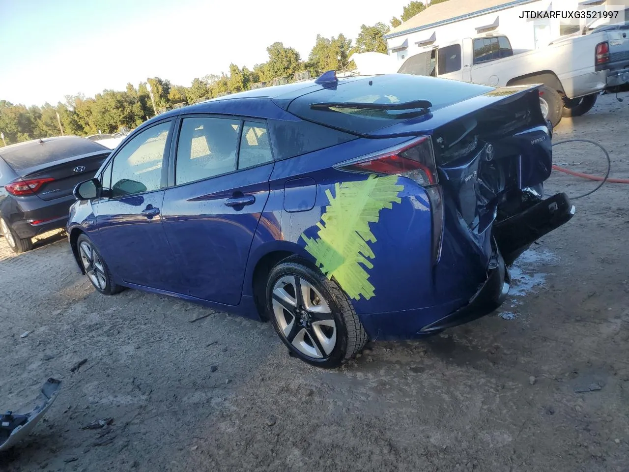 2016 Toyota Prius VIN: JTDKARFUXG3521997 Lot: 76374384