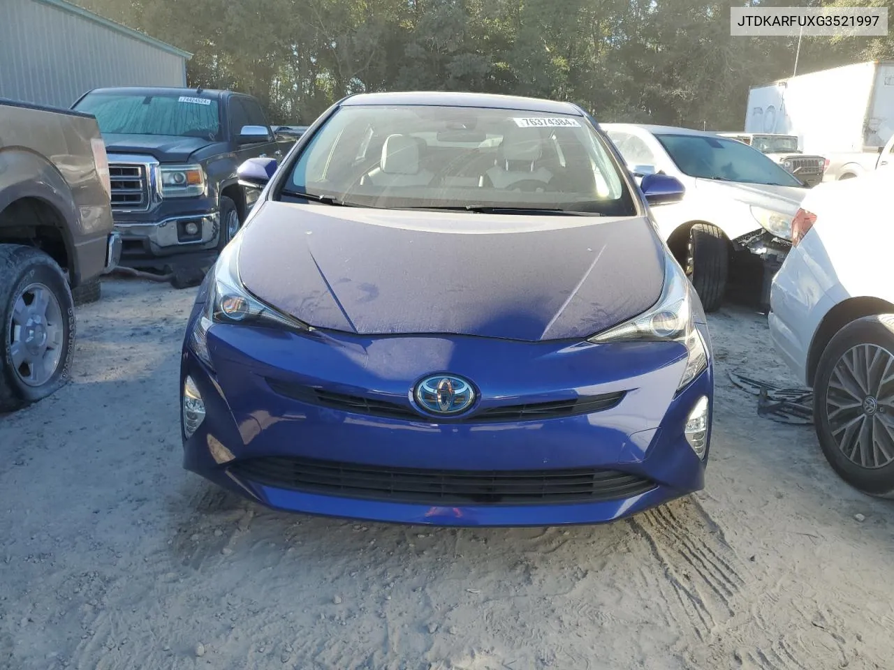 2016 Toyota Prius VIN: JTDKARFUXG3521997 Lot: 76374384