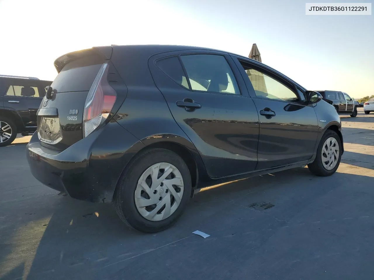 2016 Toyota Prius C VIN: JTDKDTB36G1122291 Lot: 76517424